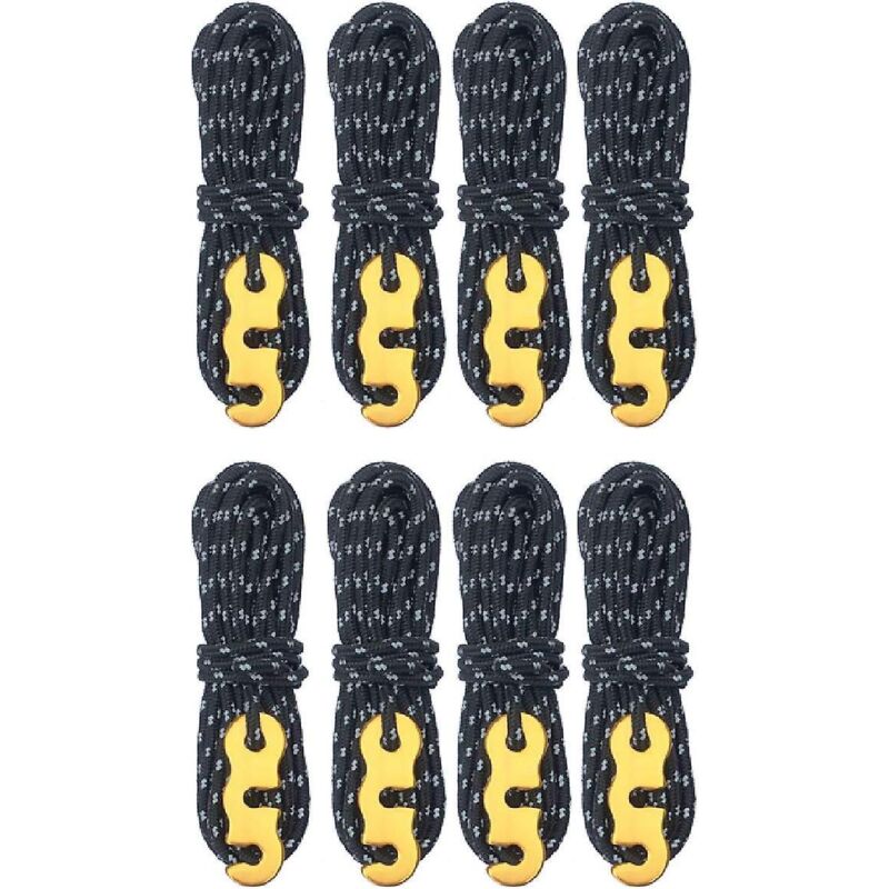 Reflektierendes Nylon-zeltseil Mit Spanner Für Camping, Wandern Und Markisen – 4 M