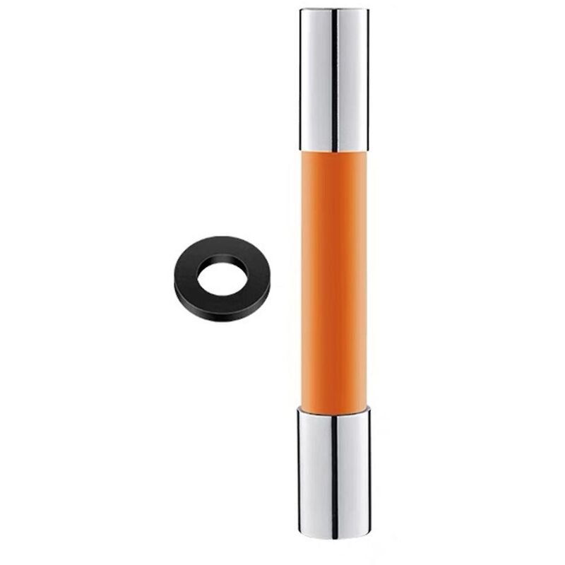 360° Flexibler Verlängerungsschlauch Für Wasserhahn Mit Universellem Verlängerungsrohr Für Schaum Und Anschlussstück, 20 Cm, Orange