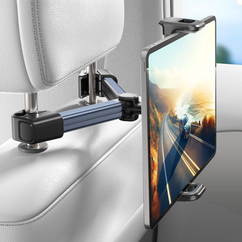 Universelle Tablet-halterung Zur Befestigung An Der Hinteren Kopfstütze Eines Autos, Kompatibel Mit Geräten Von 4,7 Bis 12,9 Zoll (ipad, Iphone, Galaxy Tab, Switch, Kindle).