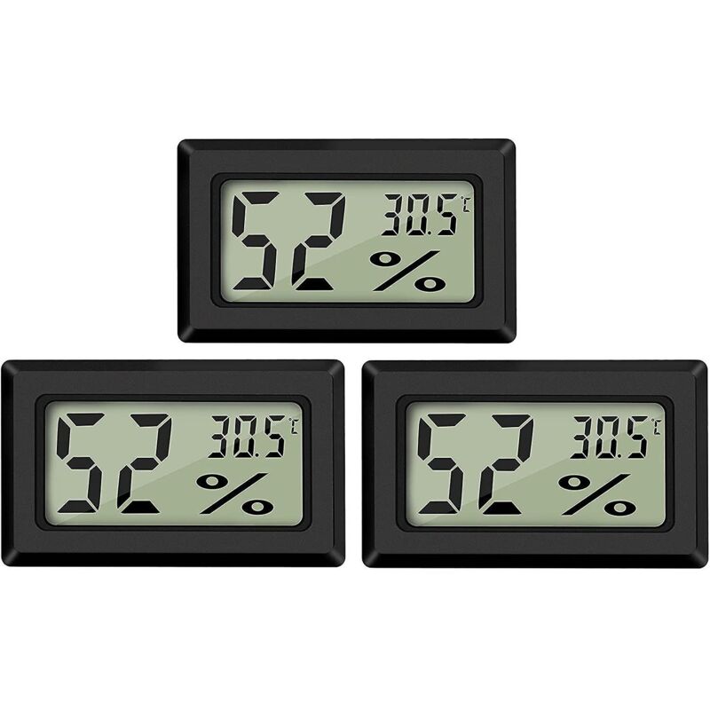 Mini-tragbares Digitales Thermometer-hygrometer Mit Lcd-bildschirm Und Temperatur- Und Feuchtigkeitsanzeige, Ideal Fürs Büro.