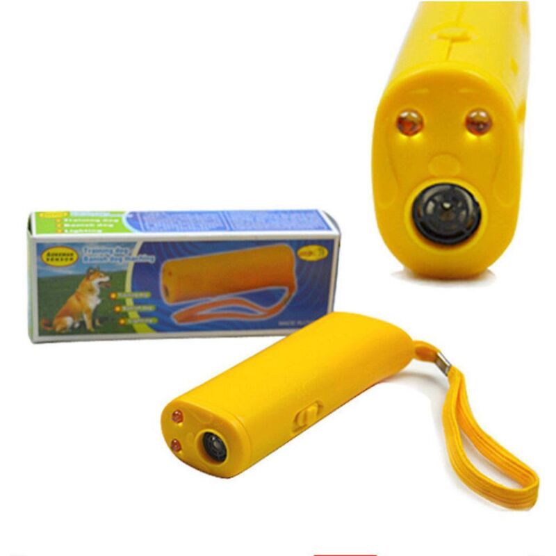 Ultraschall-hundeabwehr- Und -erziehungsgerät Mit Led – 13,8 X 5 X 3,5 Cm