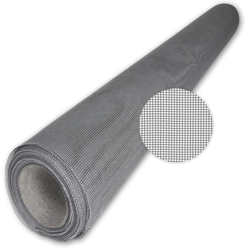 Uv-beständiges, Transparentes, Graues Fiberglas-moskitonetz, Meterware – 200 Cm
