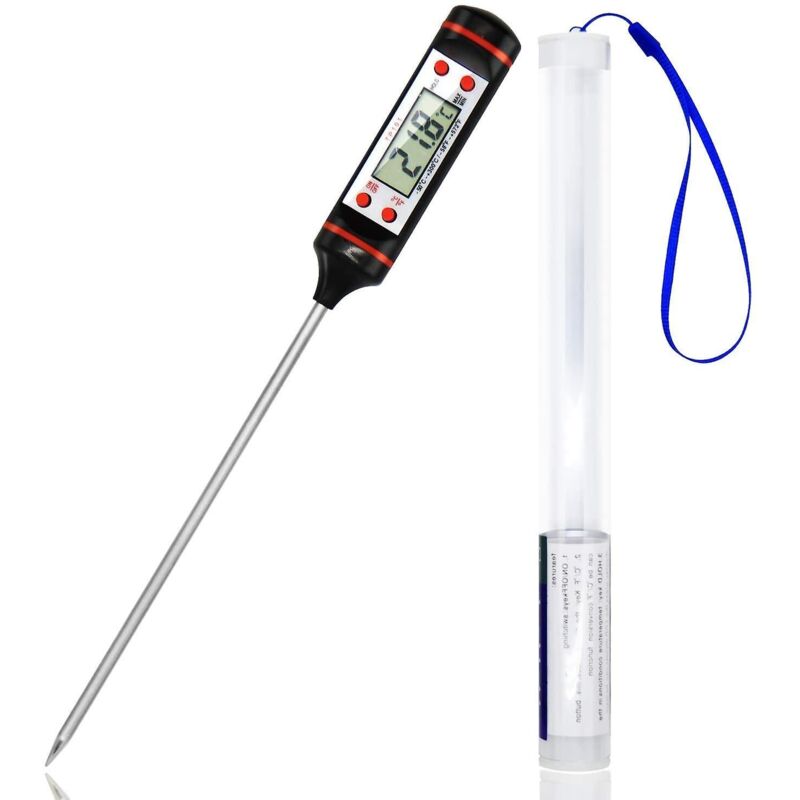 Elektronisches Lebensmittelthermometer Zur Messung Der Temperatur Von Speiseöl, Grillgut Und Flüssigkeiten