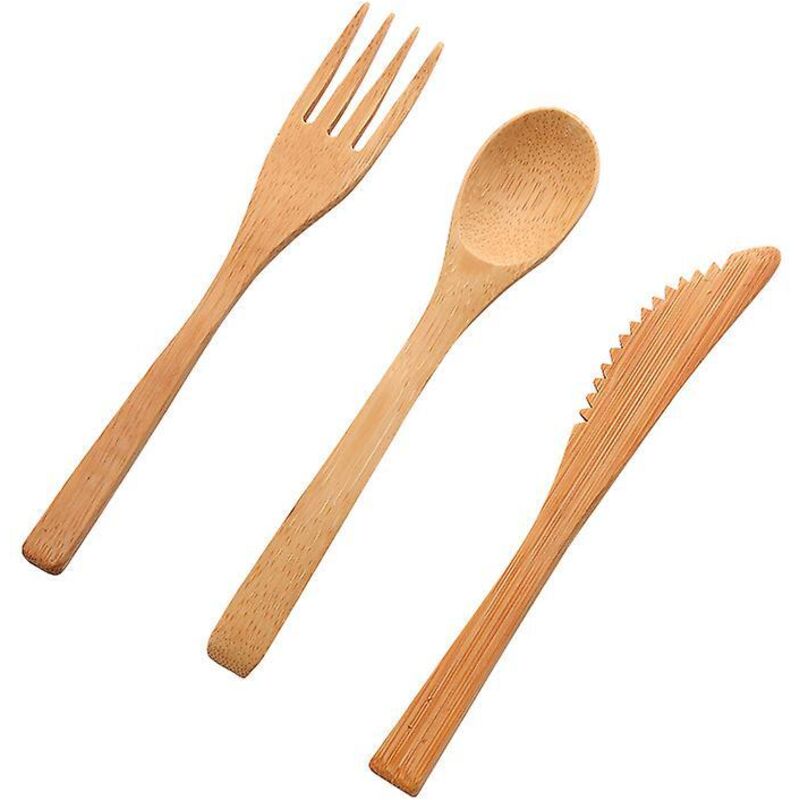 Set Aus 3 Küchenutensilien Aus Holz Für Antihaftbeschichtetes Kochgeschirr