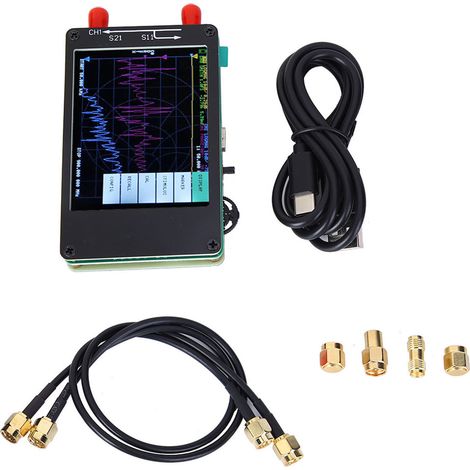 Nanovna Vektor-array-antennenanalysator 50 Khz–900 Mhz, 2,8-zoll-tft-bildschirm, Hohe Genauigkeit 70/60/50 Db