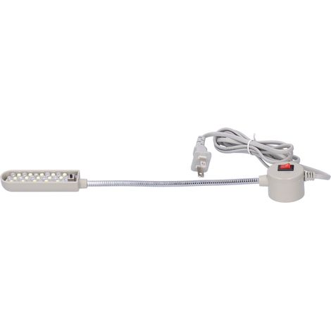 Magnetische Nähleuchte Mit Elastischem Fuß Und 30 Uv/weißen Leds, Verstellbares Licht Für Nähprojekte, Us-stecker 110–250 V