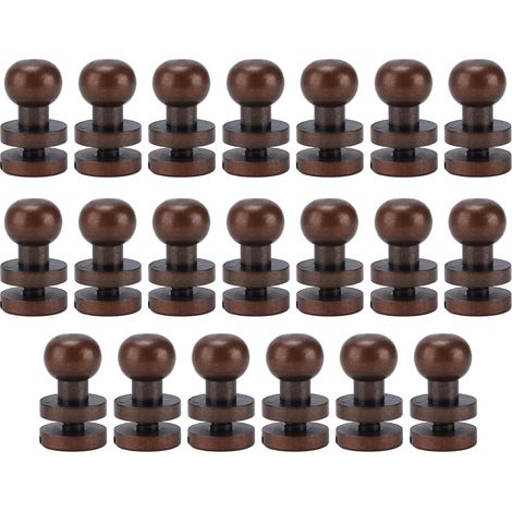 Mönchsnieten Aus Roter Bronze, Rundkopf, Für Gepäck Und Schmuck, Beschläge 10 X 8 Mm
