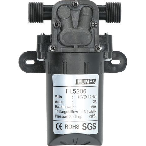 1/2-zoll-mikromembranpumpe Für Bewässerung Und Industrielle Lackierarbeiten, 12 V, 36 W, Selbstansaugend