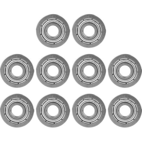 10 Stück Miniatur-flanschkugellager 5x13x4mm F695zz Doppelt Abgedichtet