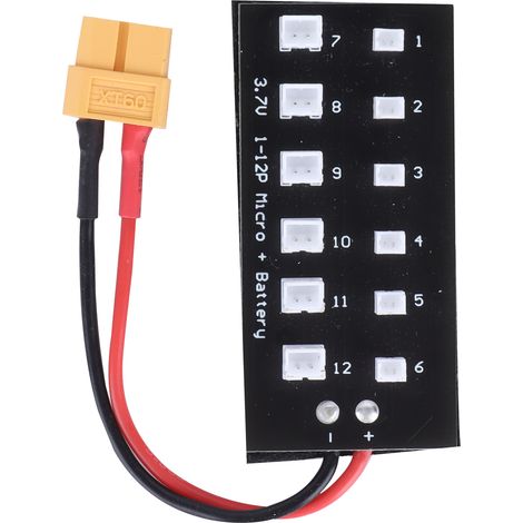 Jst-ph2.0 1s 3,7v 7,4v Lipo Parallel-ladeplatine Für Blade-, Mcp-, Umx- Und Carbon Cub-modelle