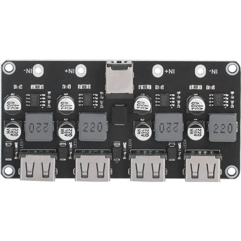 4-wege-dc-abwärtswandlermodul Für Qc2.0/3.0-schnellladung, Usb-ladeplatine Für Mobiltelefone