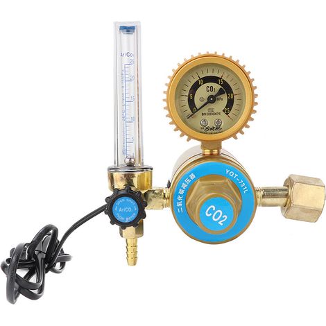 Co2-druckregler Mit Beheiztem Manometer Und Eu-stecker