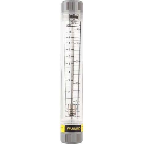Lzm-20g Durchflussmesser Aus Acrylrohr, 1-10 Gpm, Für G3/4-zoll-innengewinde