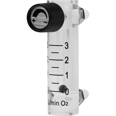 Lzq-2 0-3 Lpm Durchflussmesser Mit Regelventil Für Sauerstoff, Luft Oder Gas