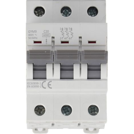 Miniatur-3-poliger 400-vac-leistungsschalter Gym9-c65 – Hohe Qualität