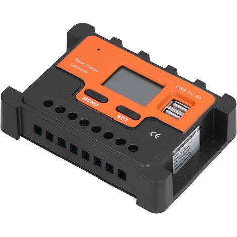 30a 12v/24v Pwm-laderegler Mit Lcd-anzeige Für Solarmodule