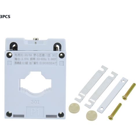 3-teilige Flammhemmende Kunststoffhalterung Für 0,66 Kv 0,5 50–60 Hz Stromwandler (20/5) – 3er-pack