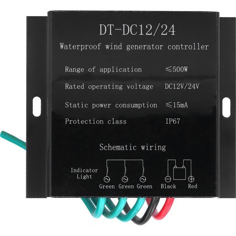 Fo5-12/24v 500w Wasserdichter Laderegler Für Windkraftanlagen Und Batterien