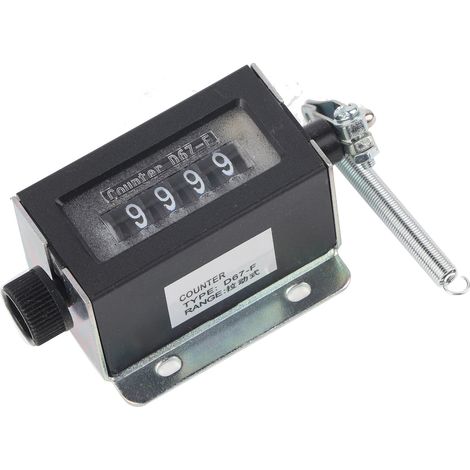 D67f 5-stelliger Mechanischer Handzähler Mit Manueller Rückstellung Und Zuggriff