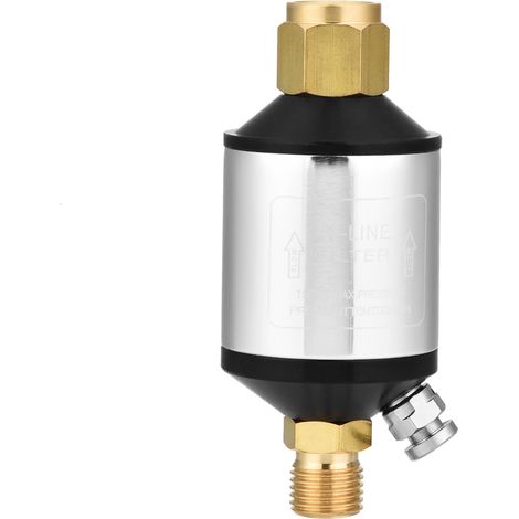 Wasser-/ölabscheiderfilter Für Farbspritzpistolen Und Druckluftwerkzeuge, 1/4" Npt Ein-/auslass