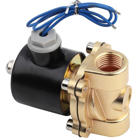 Normalerweise Geschlossenes 1/2" 12v Dc Magnetventil Für Wasser, Luft, Gas Und Kraftstoffe