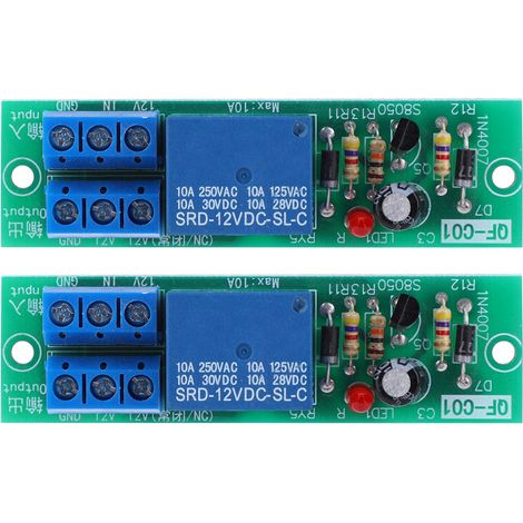 Stück 12vdc Bistabiles Relaismodul Qf-c01 Für Auto-start/stopp Und Fahrzeugmodifikationen