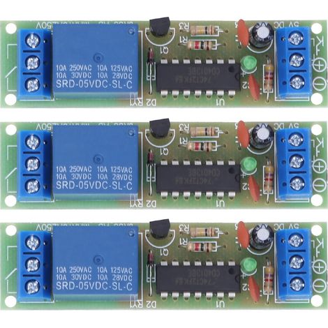3-teiliges Cd4013 1-kanal Spdt-relaismodul Mit Optokoppler, 5 Vdc Isolation, No/nc