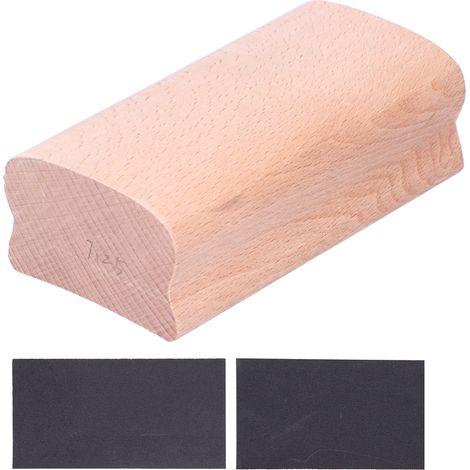 Gitarrenschleifklotz Mit Abnehmbarem Schleifpapier Zum Formen Und Reparieren Der Bünde