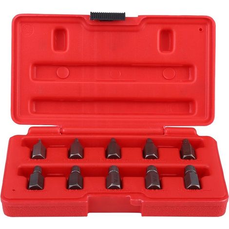 Set Mit 10 Schraubenausdrehern 3,2–10,3 Mm Für Rostige Und Beschädigte Schrauben
