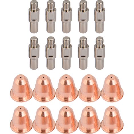 10 Stück Pr0110 Elektrode Und 10 Stück Pd0116-08 Düse Für S25 S45 Plasmaschneidbrenner