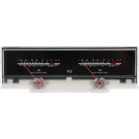 Doppelzeiger-audio-vu-meter Mit Hintergrundbeleuchtung – Db-pegelanzeige Für Verstärker