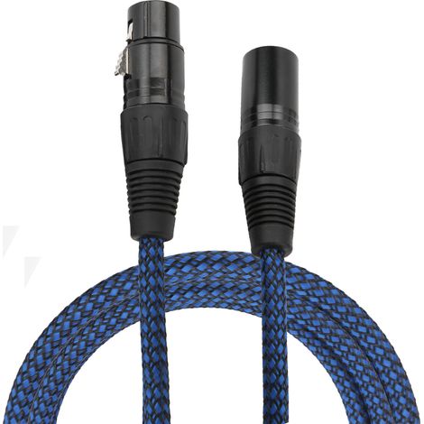 M Langes Xlr-kabel (stecker Auf Buchse) Für Dmx-mixer Und Bühnenbeleuchtung