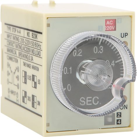 Einstellbarer Verzögerungstimer, St3pa-a Ac220v 50/60hz Relais Mit Taster Und Entstörgehäuse
