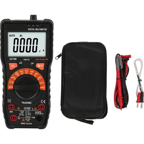 Ua19b Tragbares True-rms-digitalmultimeter Für Strom, Spannung, Kapazität Und Widerstand