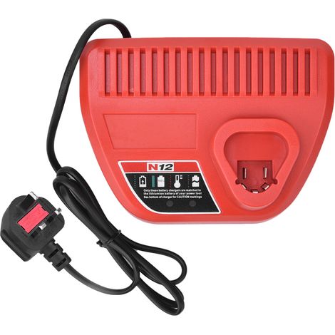 10,8-v-/12-v-lithium-akkuladegerät Für M12 Und N12, Kompatibel Mit 48-11-2401 Und 48-11-2402, Uk-220-v-stecker