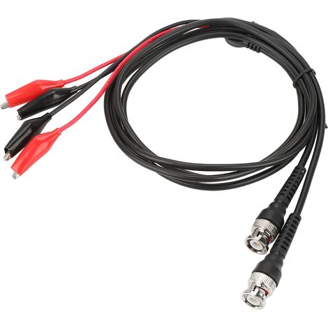 2-teiliges P1011 Bnc Q9 Testkabel Mit Krokodilklemmen Für Oszilloskop