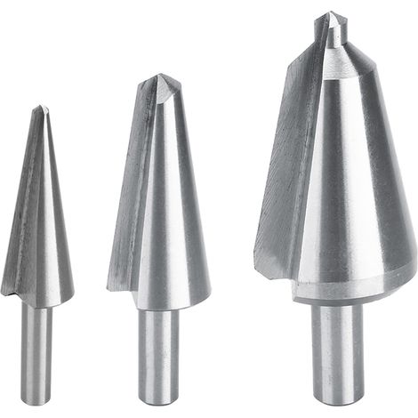 Hss-kegelstufenbohrer 3–14 Mm / 5–20 Mm / 16–30 Mm Für Metall – Anfasfräser-set