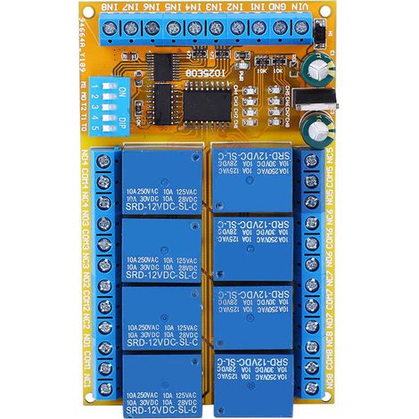 8-kanal-multifunktionsmodul Io25e08 Mit Automatischer Verriegelung, 5v/12v/24v-netzteil