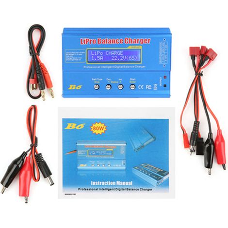 80w B6 Digitales Lcd-ladegerät/entladegerät Für Rc Lipo Nimh-akkus (ohne Stecker)