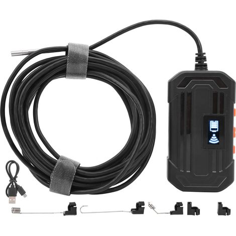 Industrielles Endoskop F240 Mit Wlan, 1080p, 3,9 Mm, 6 Leds Für Die Rohrinspektion, 5 M
