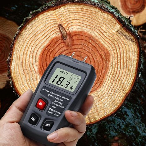 Tragbares Digitales Holzfeuchtemessgerät Mit Lcd-bildschirm