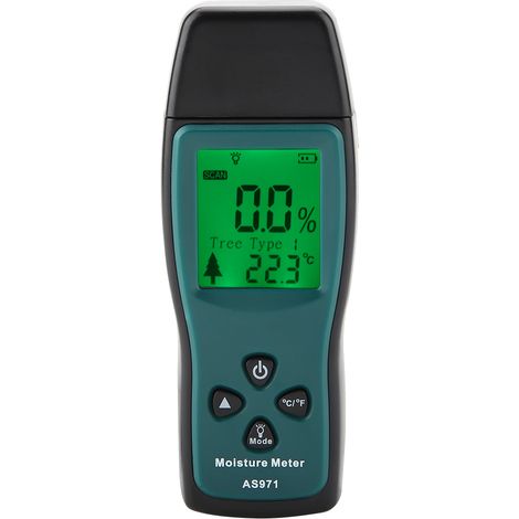 Smart Sensor As971 Lcd-digital-feuchtigkeitsmesser Für Holz, Messbereich 0-40℃