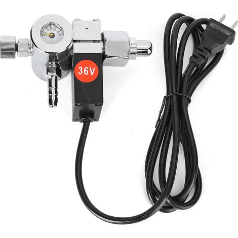 Co2-dekompressor Mit Heizelement Aus Zinklegierung, Automatischer Regelung, 250-v-stecker (cn-stecker)