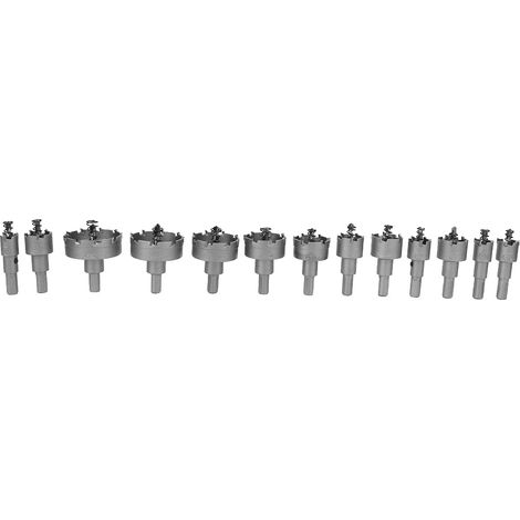 13-teiliges Hartmetall-lochsägen-set Für Bohrmaschinen, 16–53 Mm – Elektrowerkzeuge Und Schneidzubehör