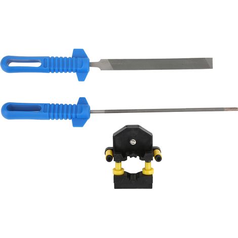 Kettensägen-schärfset – Set Mit 3/16"- Und 325"-feilen Für Verschiedene Winkel Und Schnelles Nachschärfen
