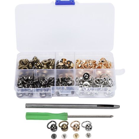 Kugelnietensatz Für O-ringe, Diy-zubehör Für Leder, Kleidung, Taschen Und Handyhüllen.