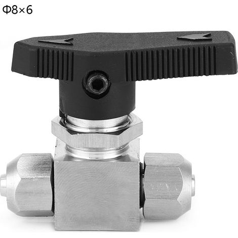 Kugelhahn Aus Edelstahl 304, Gerader Kugelhahn Für Wasser-/luftleitungen (8x6mm)