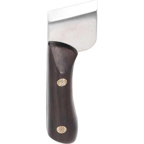Lederspaltmesser Aus Hochgeschwindigkeitsstahl Mit Ergonomischem Sandelholzgriff Zum Schneiden Und Für Heimwerkerarbeiten An Leder.