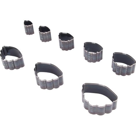8-teiliges Lederschneidwerkzeug-set Aus Kohlenstoffstahl, Präzisionsschneidwerkzeuge Für Leder- Und Stoffschmuck
