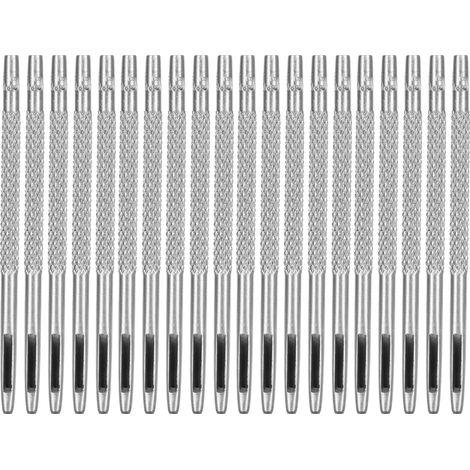 20 Stück Verchromte Lederlocher Aus Kohlenstoffstahl, Bohrwerkzeug Für Uhrenarmbänder, Gürtel Und Bastelarbeiten, Verschiedene Größen 1,5 Mm